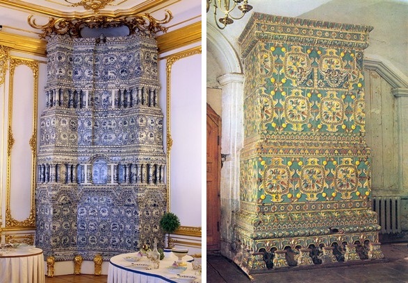 New St. Isaac’s in detail: tiled stove